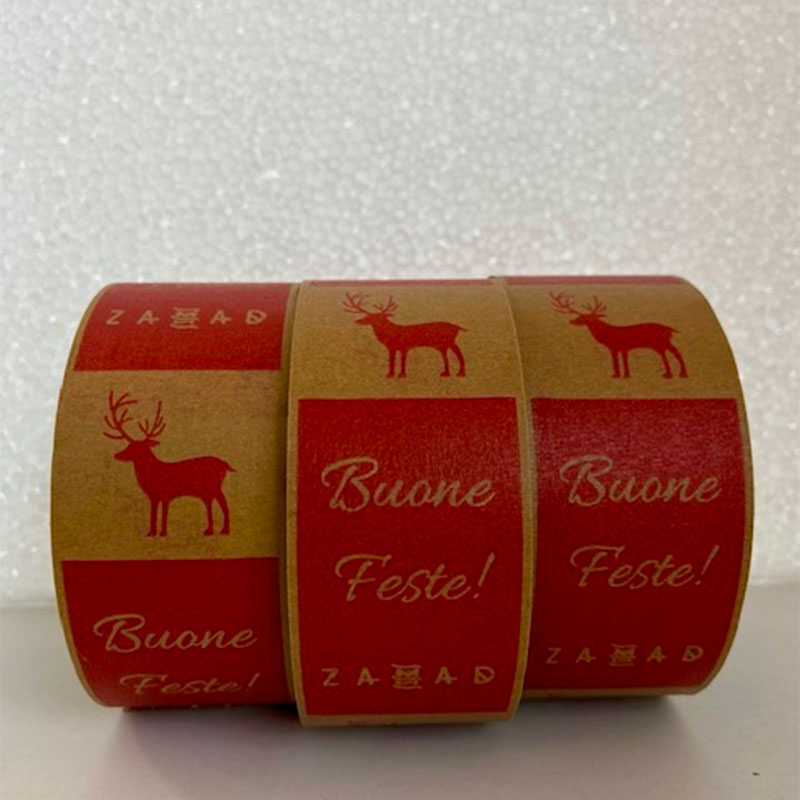 nastro carta personalizzato natale
