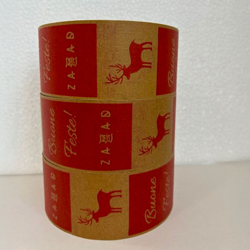 nastro carta personalizzato natale